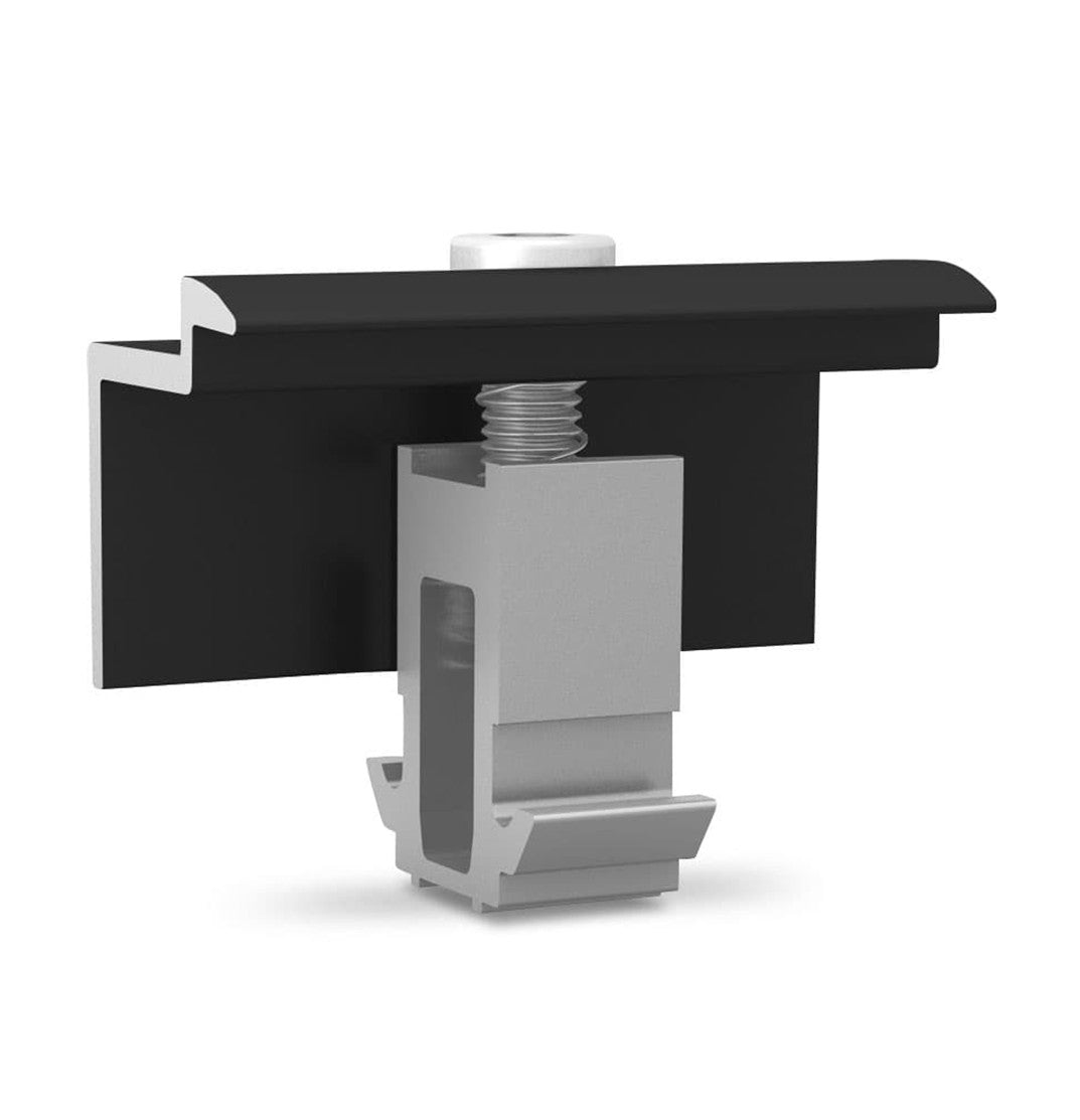 DomeClamp Endklemme 30-50 mm, schwarz eloxiert
