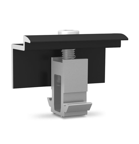 DomeClamp Endklemme 30-50 mm, schwarz eloxiert