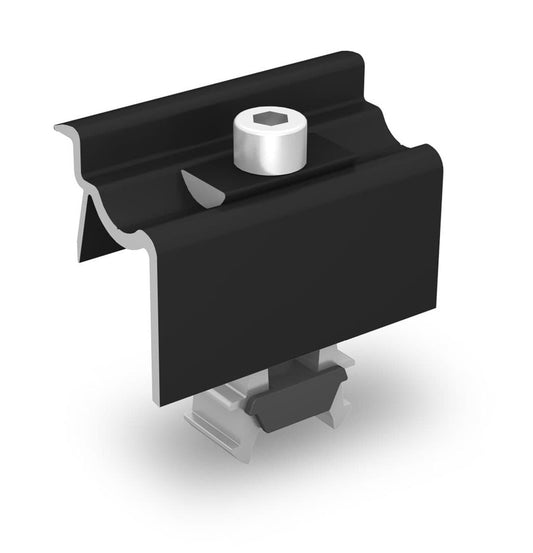 Universal Endklemme OneEnd 30-42 mm, schwarz eloxiert